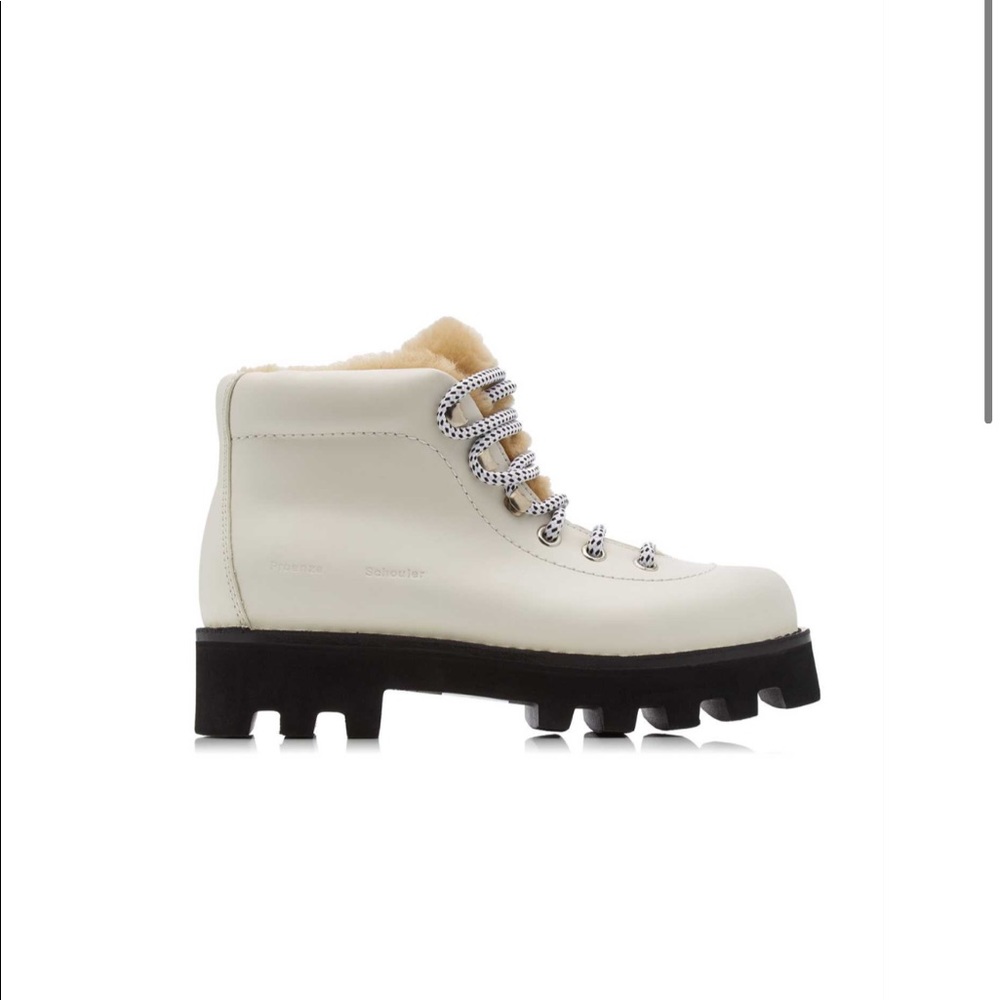 Proenza Schouler Shearling Hiking Bootie $795 - Picture 3 of 12